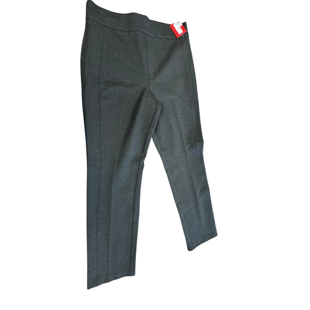 NWT! "SPANX" The Perfect Pant SZ XL MS148.00 Slim Straight Charcoal Heather Pant